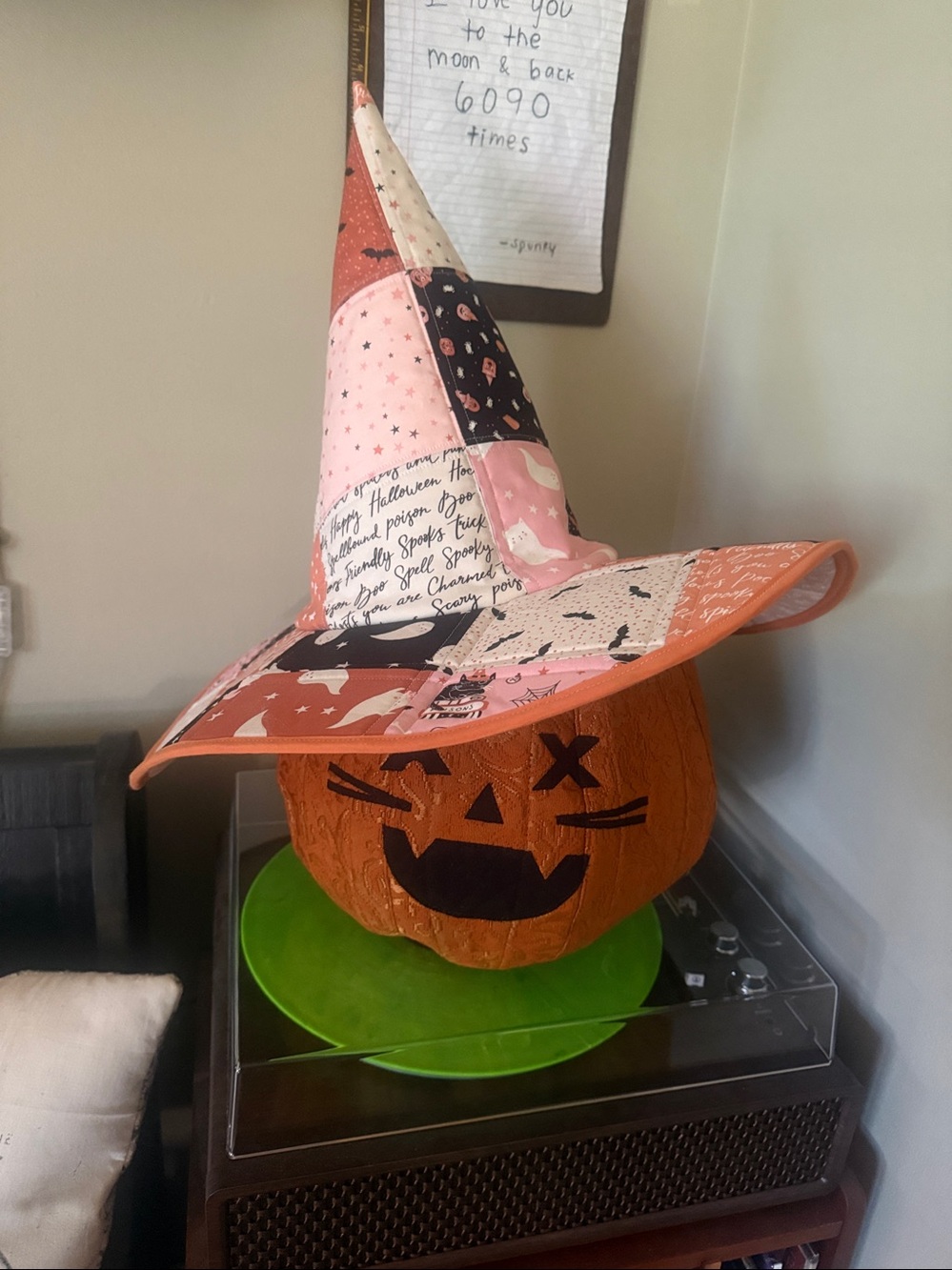 Halloween Patchwork witch Hat